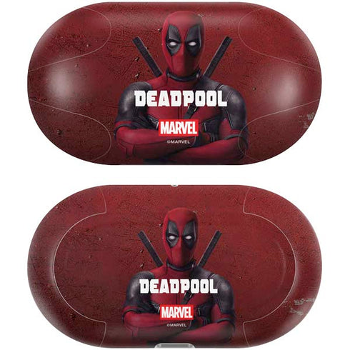 Marvel Deadpool Legacy Deadpool Red Poster Galaxy Buds Plus Skin